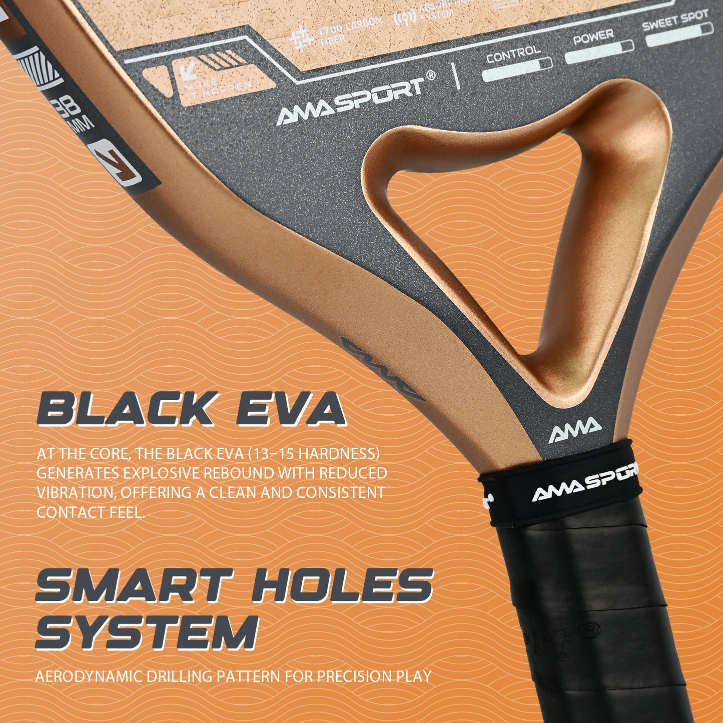 Nova Balance Women's Padel Racket - Sand Beige