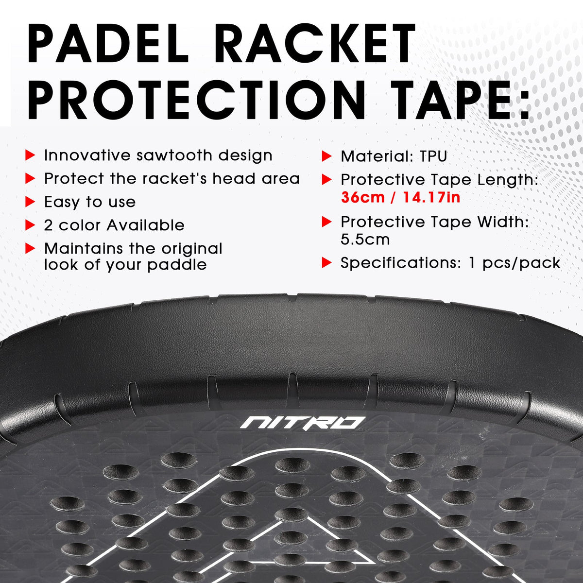 AMA Sport Padel Racket Frame Protector